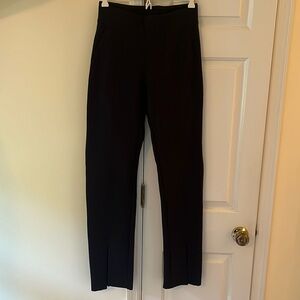 Brass Black Split Ponte Pants
